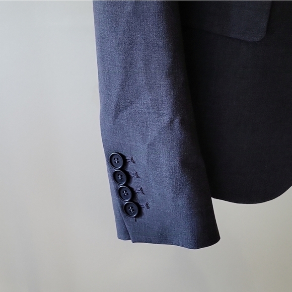 New without tags THEORY fitted wool blazer in Charcoal Grey Size 0 (XS) - Picture 9 of 11